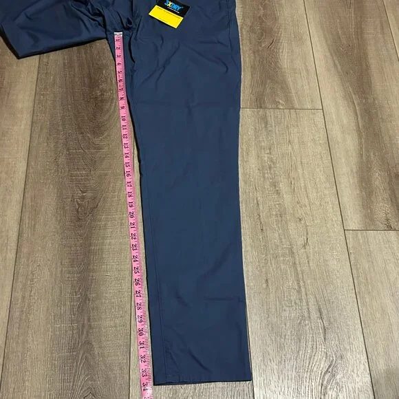 NWT BONOBOS 3X Dry Athletic Fit Pants Size 35x34 Blue 5-Pocket Pant - Picture 6 of 10
